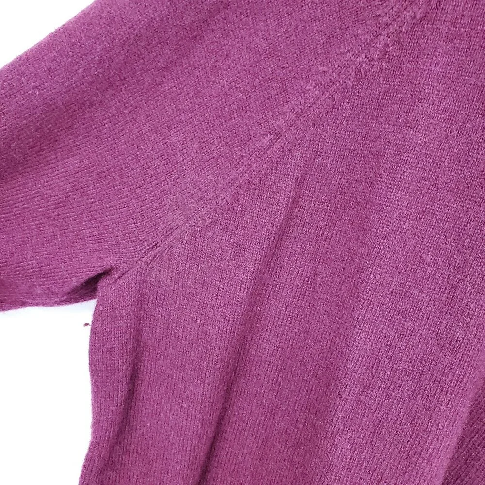J. Crew Lambswool Blend Maroon Crewneck Pullover Long Sleeve Sweater‎ XL